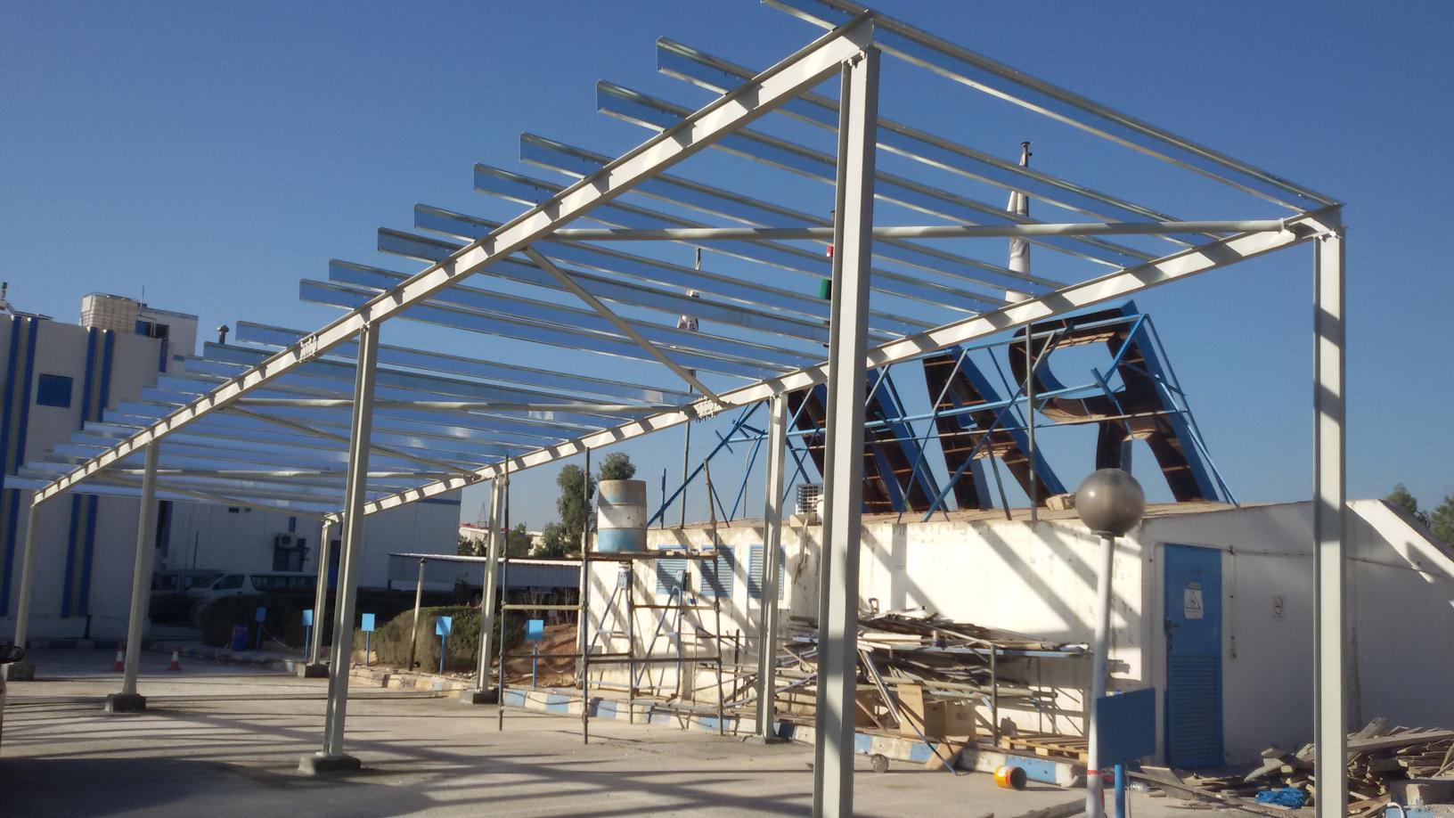 car park steel canopy