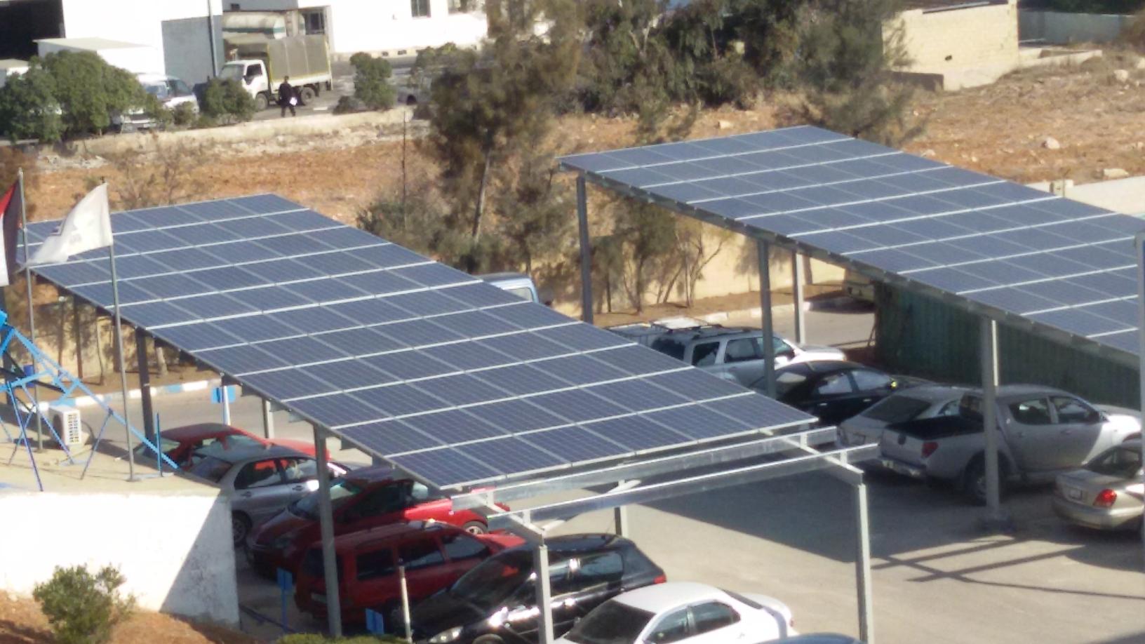 steel canopy solar panel
