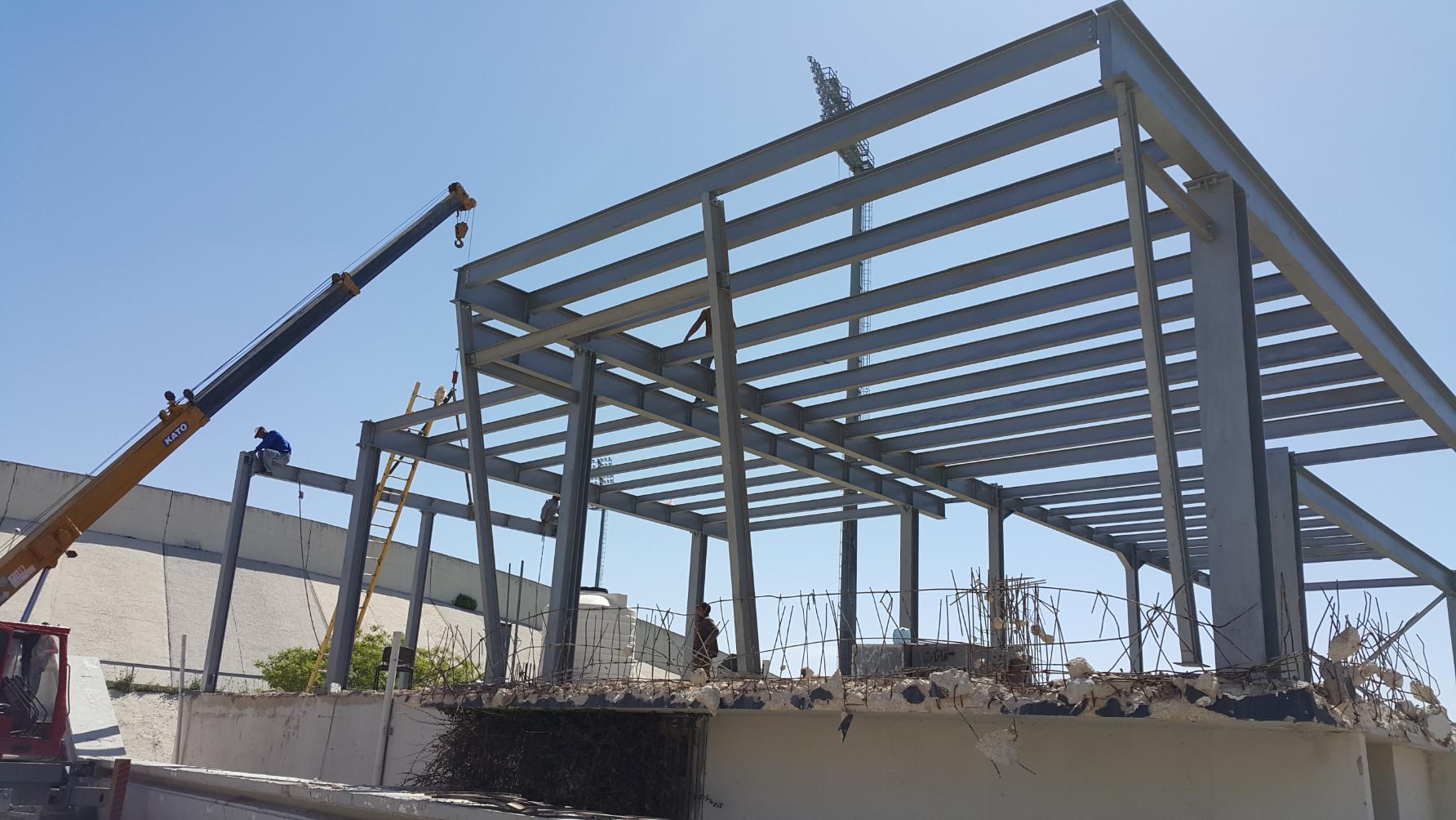 steel structure MEDIA CENTER